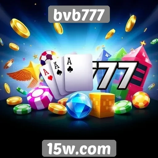 Variedade de jogos disponíveis no site bvb777